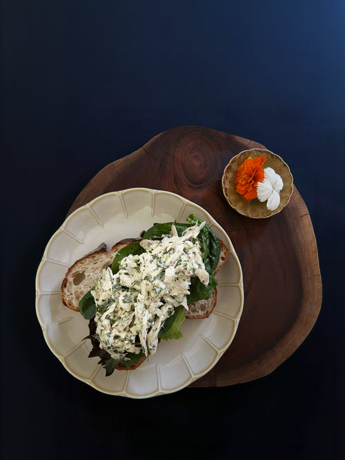Ellie's Chicken Salad Mix on toast