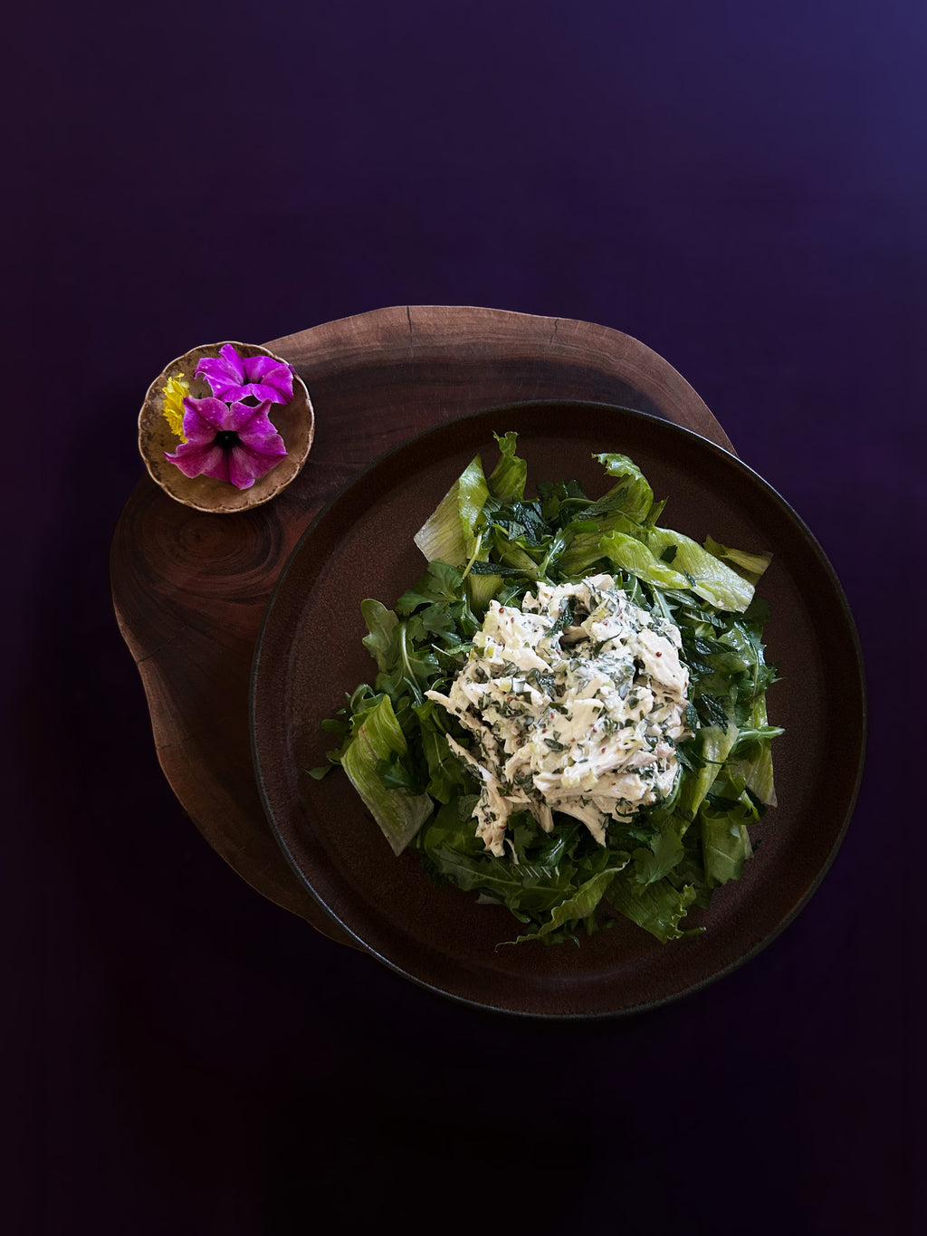 Ellie's Chicken Salad Mix on salad